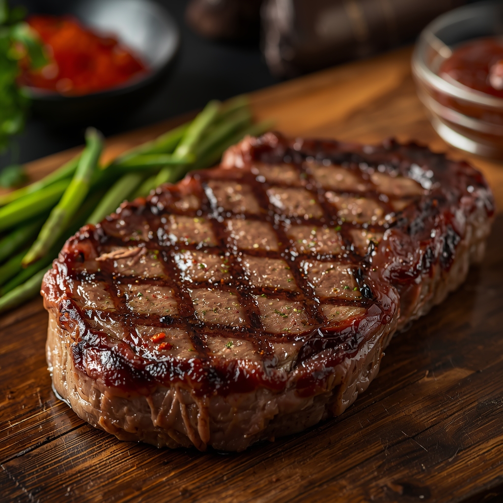 Black Angus Rib Eye Steak Nanny's Pavillon